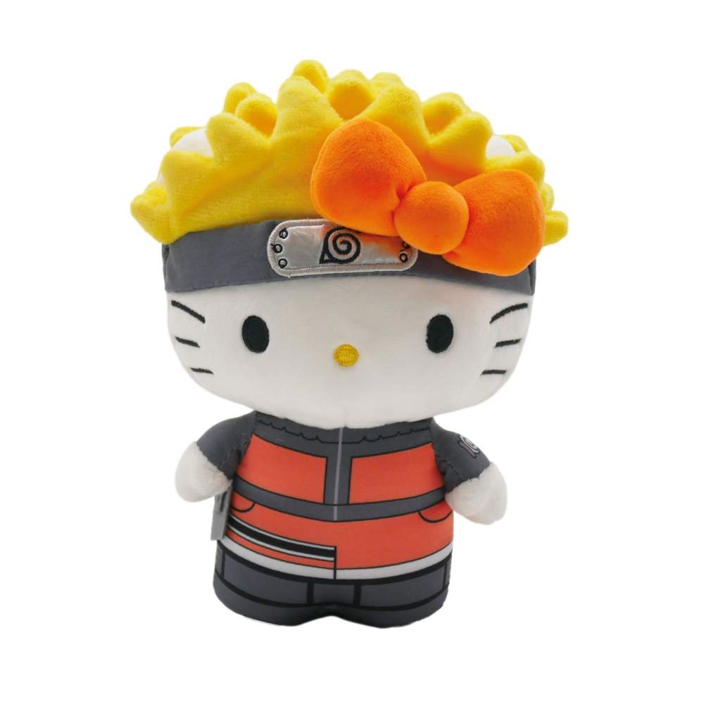 NARUTO KITTY PLUSH 20 CM NARUTO SHIPPUDEN & HELLO KITTY